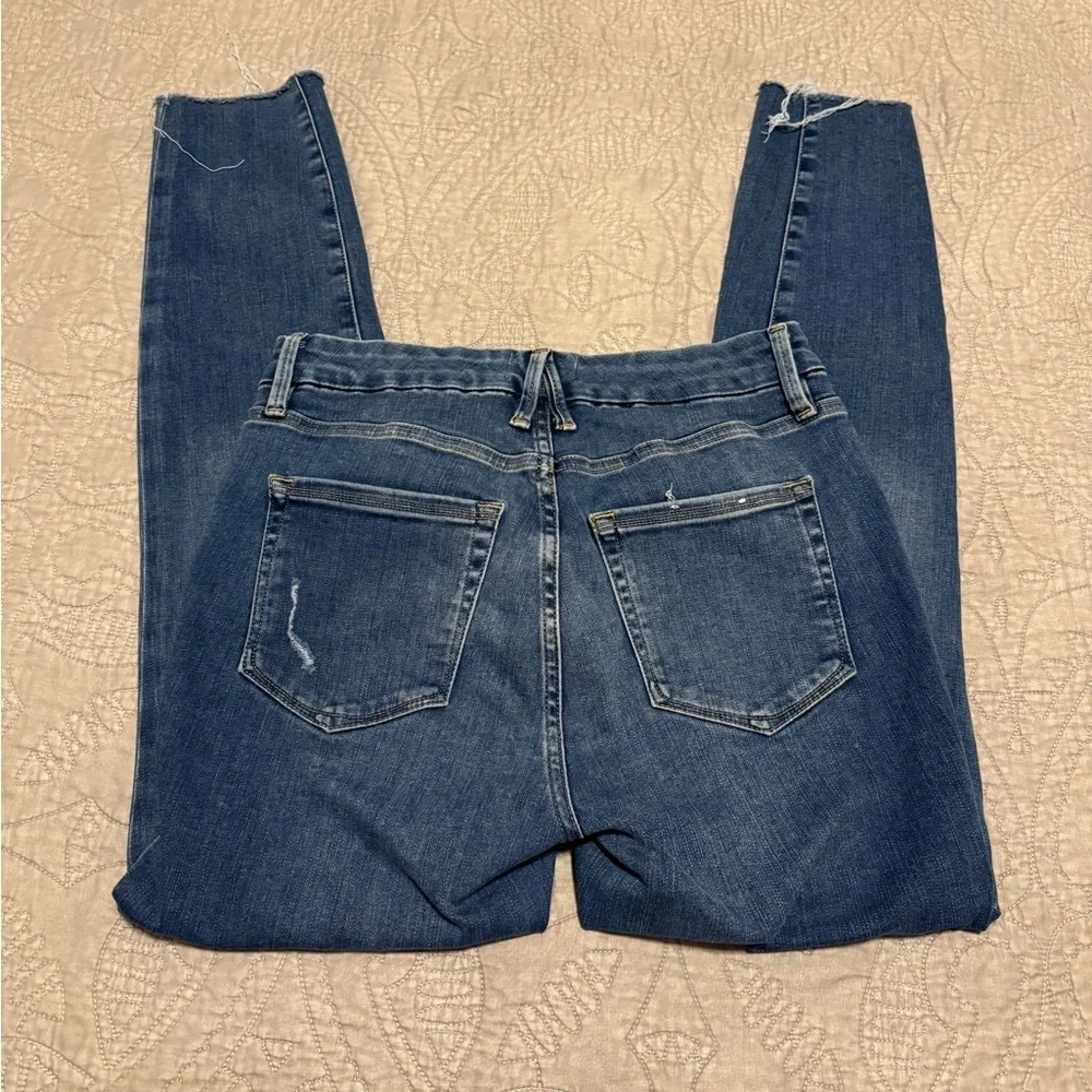 Like-New Good American Good Legs Dark Wash Skinny Jeans Size 28 - Picture 6 of 6